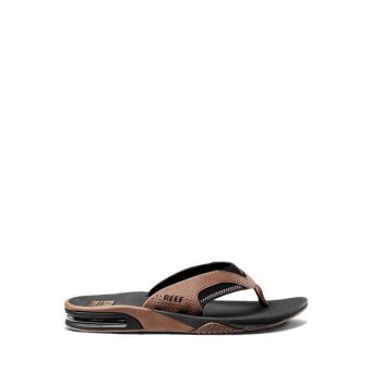 REEF FANNING MENS SANDALS - BLACK AND TAN