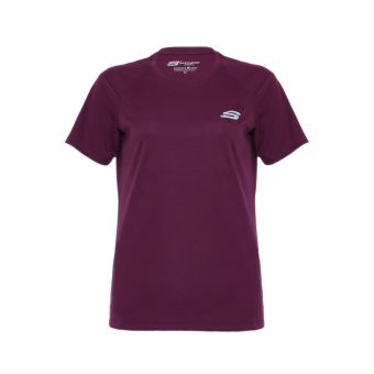 Skechers Women Running T-Shirt -Purple