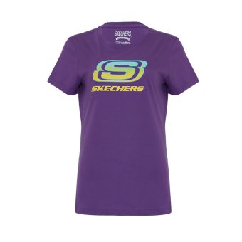 Skechers Women T-Shirt - Purple