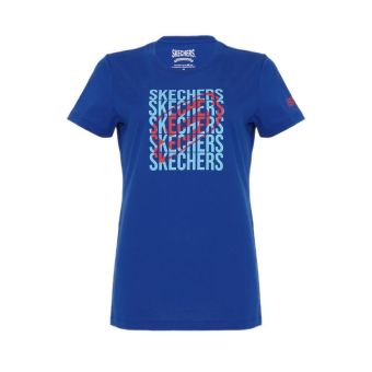 Skechers Women T Shirt - Blue