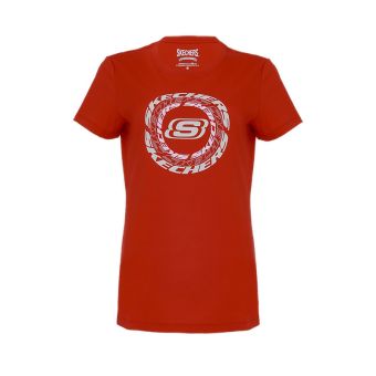 Skechers Women T Shirt - Red