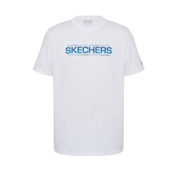 Skechers Men T-Shirt -White