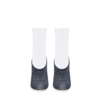 Skechers 3 Pack No Show Liner Men's Socks - Grey