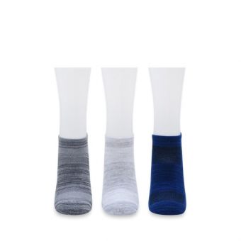 Skechers 3 Pack No Show Men's Socks - Multicolor
