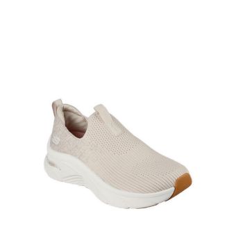 SKECHERS ARCH FIT D'LUX WOMEN'S FITNESS SHOES - NATURAL