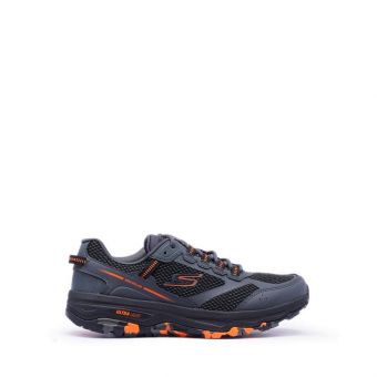 Skechers Go Run Trail Altitude - Marble Rock Men's Running Shoes - CHARCOAL/ORANGE