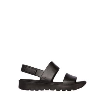 SKECHERS FOOTSTEPS WOMEN'S SANDALS  - BLACK