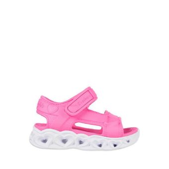 Skechers Heart Lights Girl's Sandals - Pink