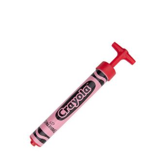 Spalding x Crayola 12in Needle Crayon Pump - Red