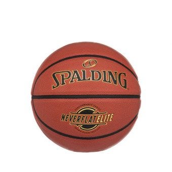 Spalding 2021 Neverflat Elite Com Basketball - Brown