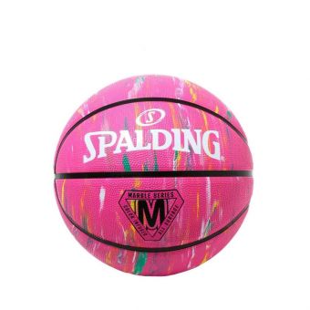 Spalding 2021 Marble Series Basketball - Pink