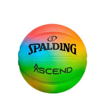 Spalding Ascend Multicolor Dark Sz7 Composite Basketball -Rainbow