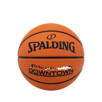 Downtown Sz7 Rubber Basketball -Orange