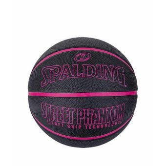 Spalding Street Phantom Rubber Basketball Size 6 - Black and Pink