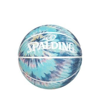 Tie-Dye Rubber Basketball Size 7 - Turquoise Spiral