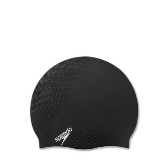 Speedo Unisex Bubble Active Swim Cap Black
