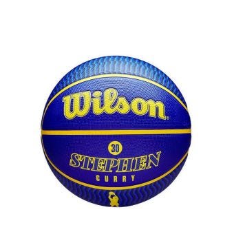 Wilson Basketball NBA PLAYER ICON OUTDOOR CURRY Size 7 - Blue/Yellow