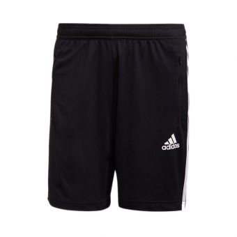 Adidas Men's Primeblue Designed To Move Sport 3-Stripes Training Shorts - Black/White