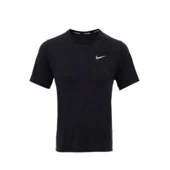 Nike Dri-FIT Miler Men's Running Top - Black