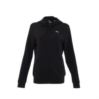 Puma Essentials Small Logo Full Zip Women's Jacket - Black