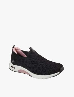 SKECHERS SKECH-AIR ARCH FIT WOMEN'S FITNESS SHOES - BLACK