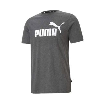 Puma Men's ESS Heather Lifestyle Tee - Black