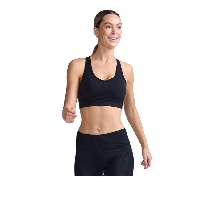 Womens Motion Racerback Bra - Black