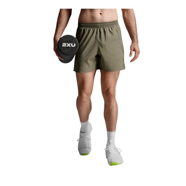 Men's Motion 5 Inch Shorts - Dark Green
