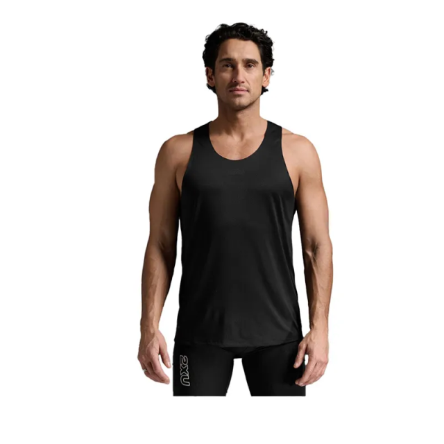 Light Speed Tech Men's Singlet - Black