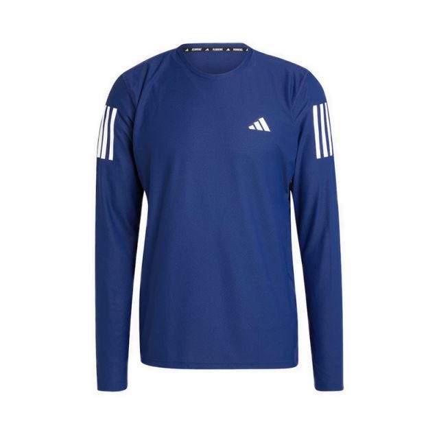 Own the Run Men's Long-Sleeve Top - Dark Blue