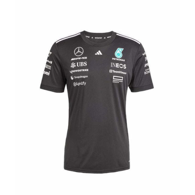 Mercedes AMG Petronas Formula 1 Men's Driver Jersey - Black