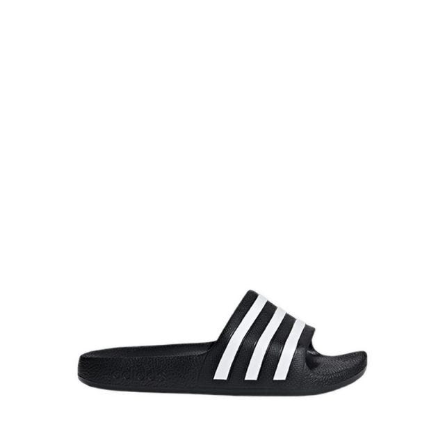 Adilette Aqua Slides Kids Sandals - Black