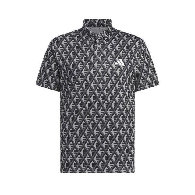 Aeroready Allover Print Polo Men's - Grey Three