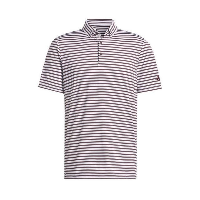 Ult365 Striped Polo Men's - White/Aurora Ruby