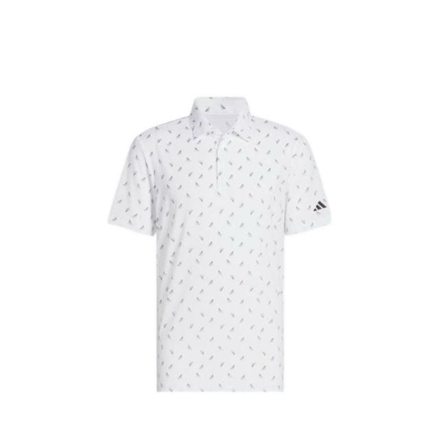 Ult365 Printed Mesh Polo Men's - White/Black