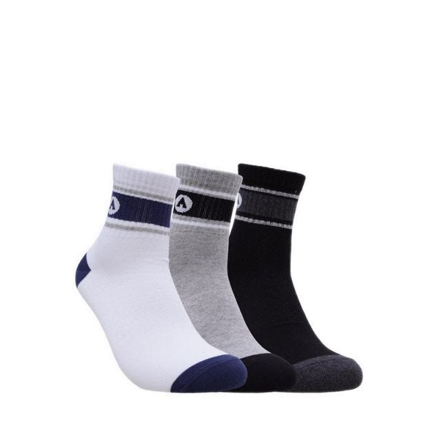 Unisex  Quarter Socks 3prs - No Color