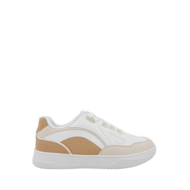 Delray Women's Sneakers Shoes - White/Beige