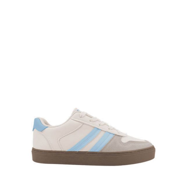 Denver Women's Sneakers Shoes - Beige/Blue