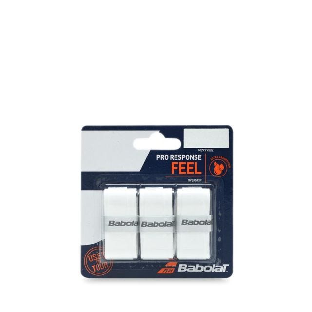 2020 Pro Response X 3 Unisex Tennis Overgrip - White