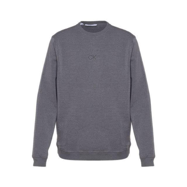 Calvin Klein Tonal Columbia Crew Neck Sweater Men's - Silver