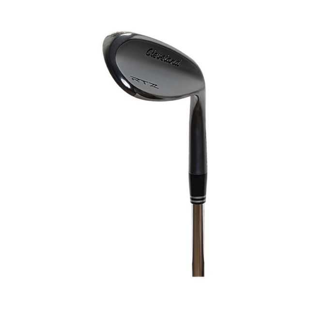 RTZ Black Satin Dynamic Gold 54F12 Wedge Mens - Black