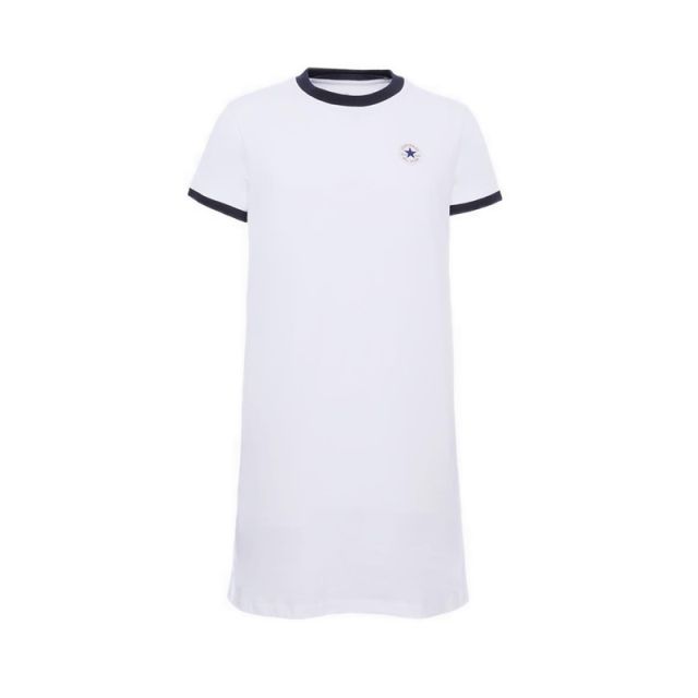 Retro Chuck Graphic Dress Women's Tee - White