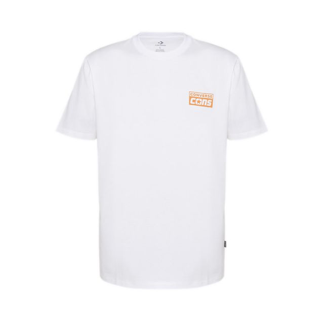 CONS Graphic Men's T-Shirt - White/Harvest Moon