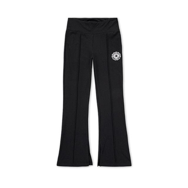 Flared Girl's Pants - Black