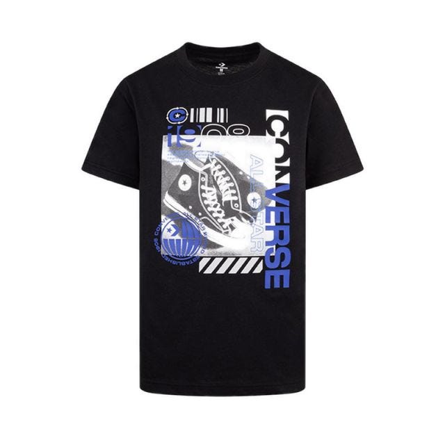 Converse Photo Sneaker Tee - Black