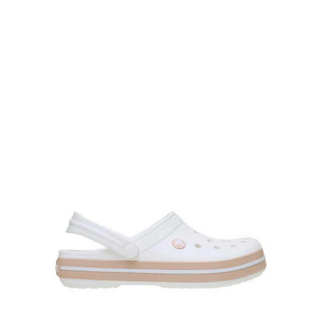 Crocband Unisex Clog - White/Pink Caramel