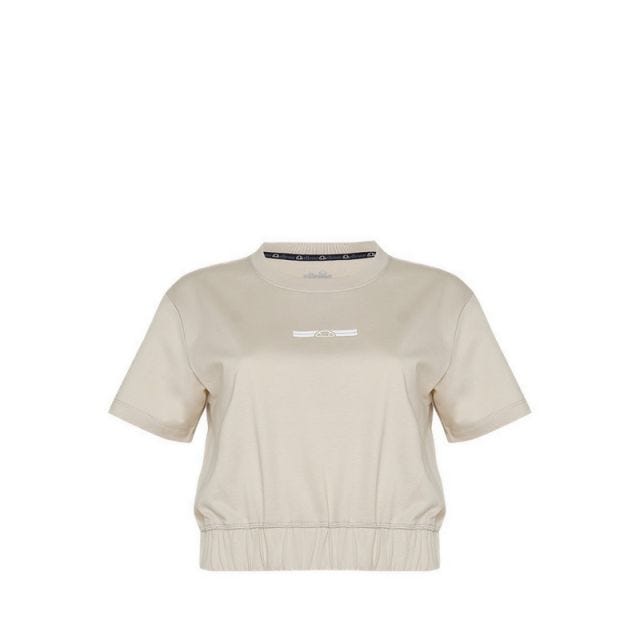 Women Crop Baseline Tee - Ancient Scroll