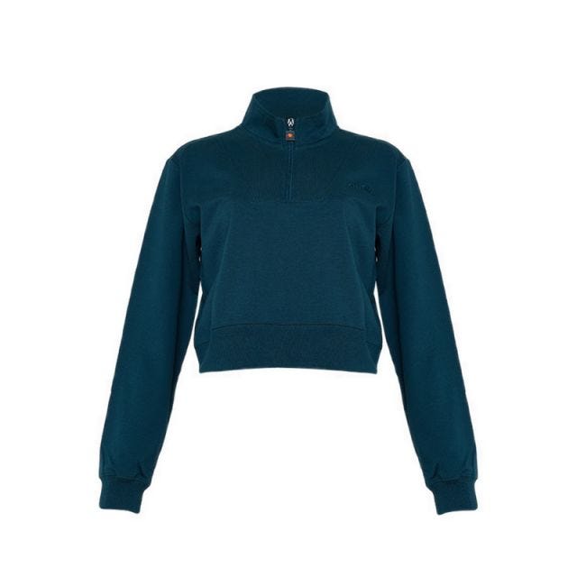Women Pullzip Hrtg Sweatshirt - Dark Sea