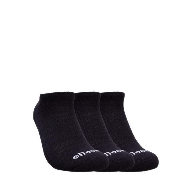 Men 3P Lowcut Socks - Triple Black