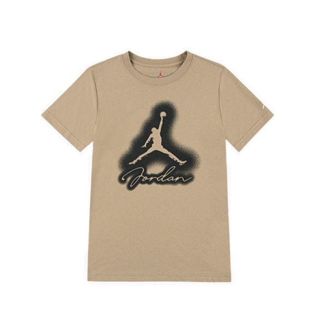 Airbrushed Boy's T-Shirt -Brown